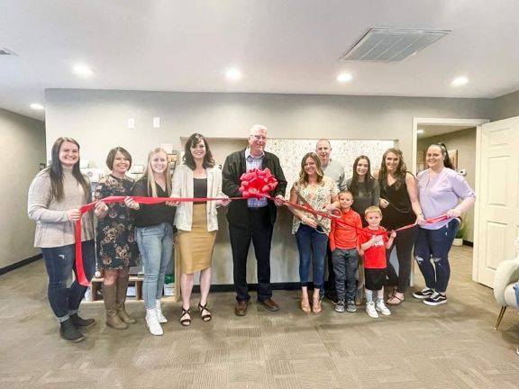 flourish ribbon cutting